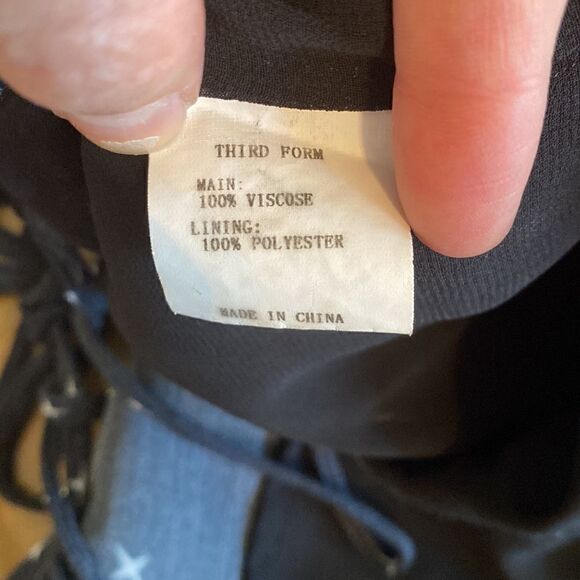 Third Form Navy Starry Eyes Jumpsuit Size Small - Picture 15 of 15